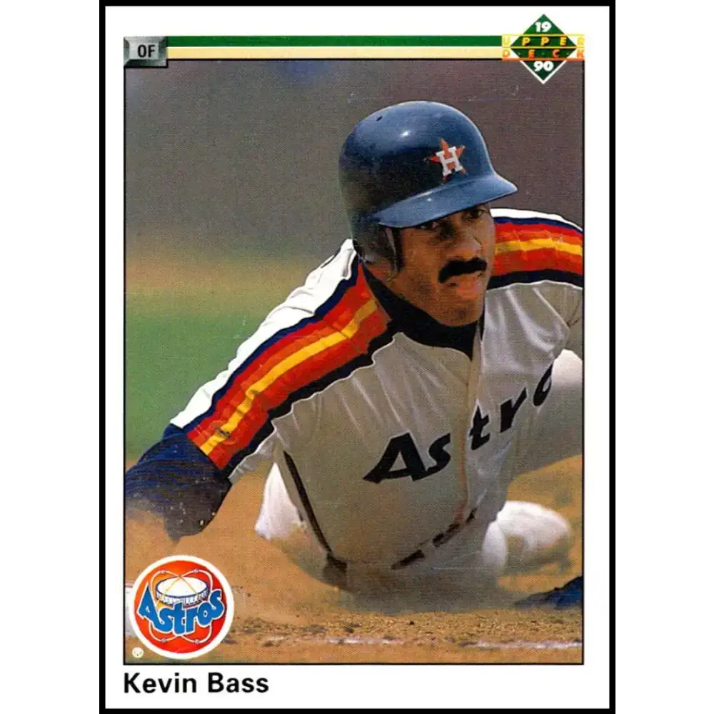 1990 Upper Deck #302 Kevin Bass NM-MT Houston Astros Baseball Card - Baseball Card Single
