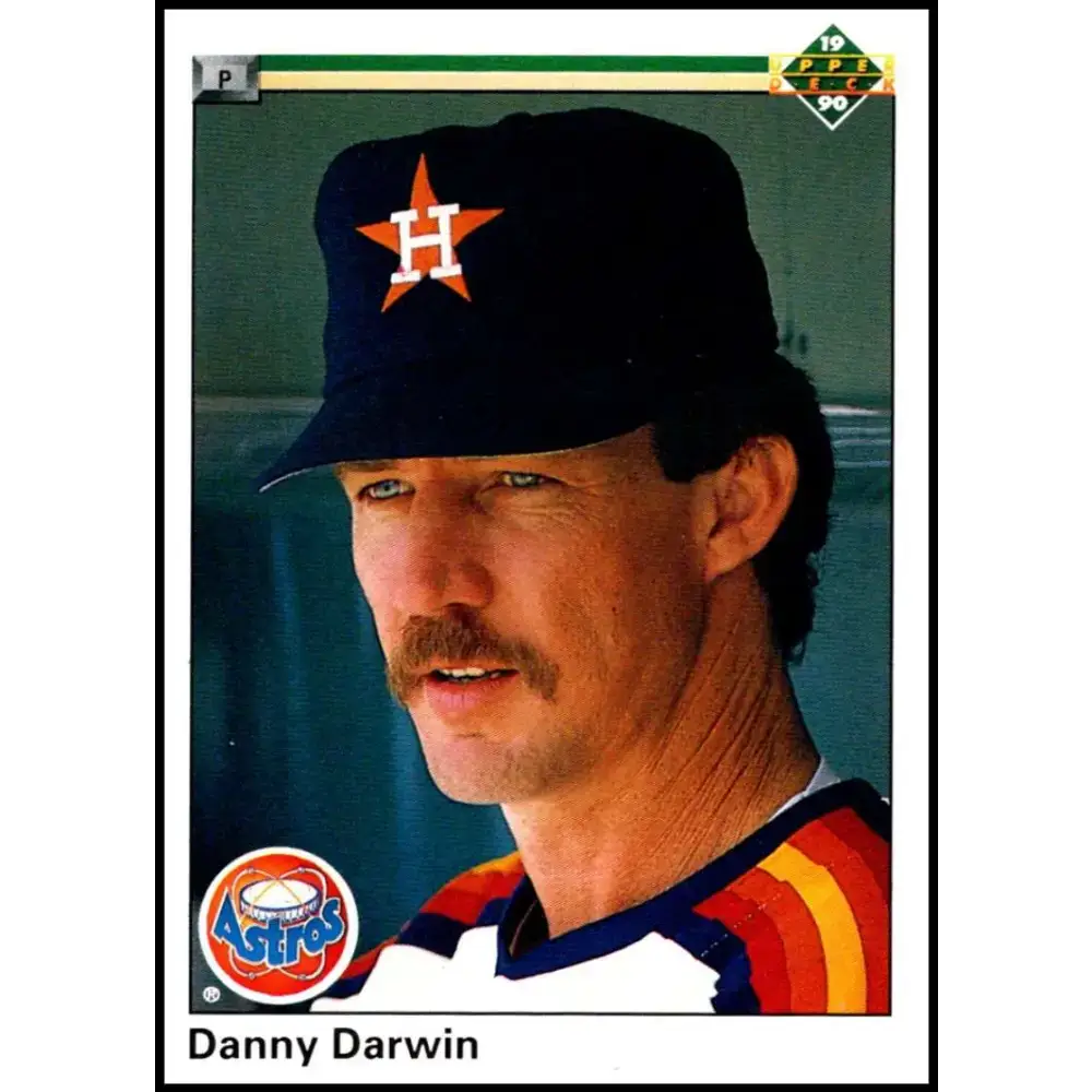 1990 Upper Deck #305 Danny Darwin NM-MT Houston Astros Baseball Card - Baseball Card Single