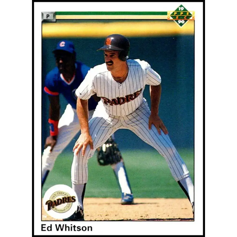 1990 Upper Deck #308 Ed Whitson NM-MT San Diego Padres Baseball Card - Baseball Card Single
