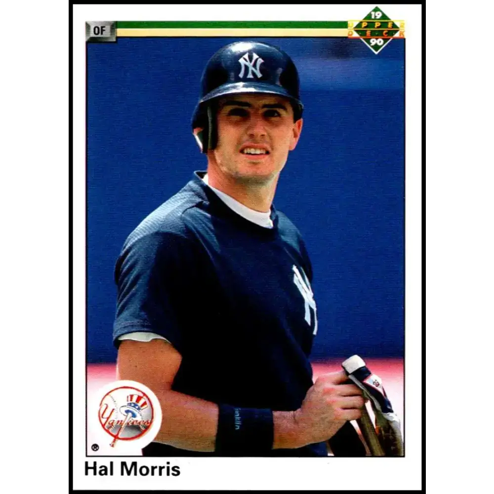 1990 Upper Deck #31 Hal Morris NM-MT New York Yankees Baseball Card - Baseball Card Single