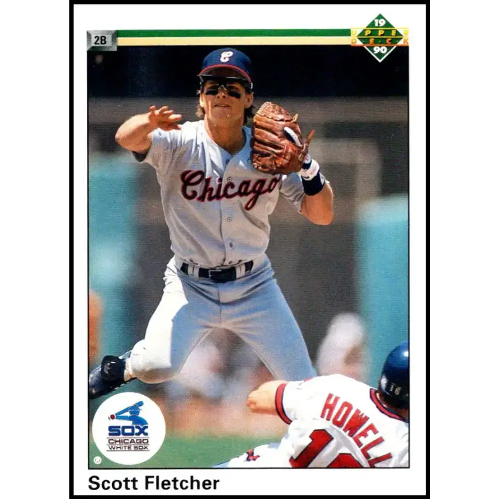1990 Upper Deck #310 Scott Fletcher NM-MT Chicago White Sox Baseball Card - Baseball Card Single