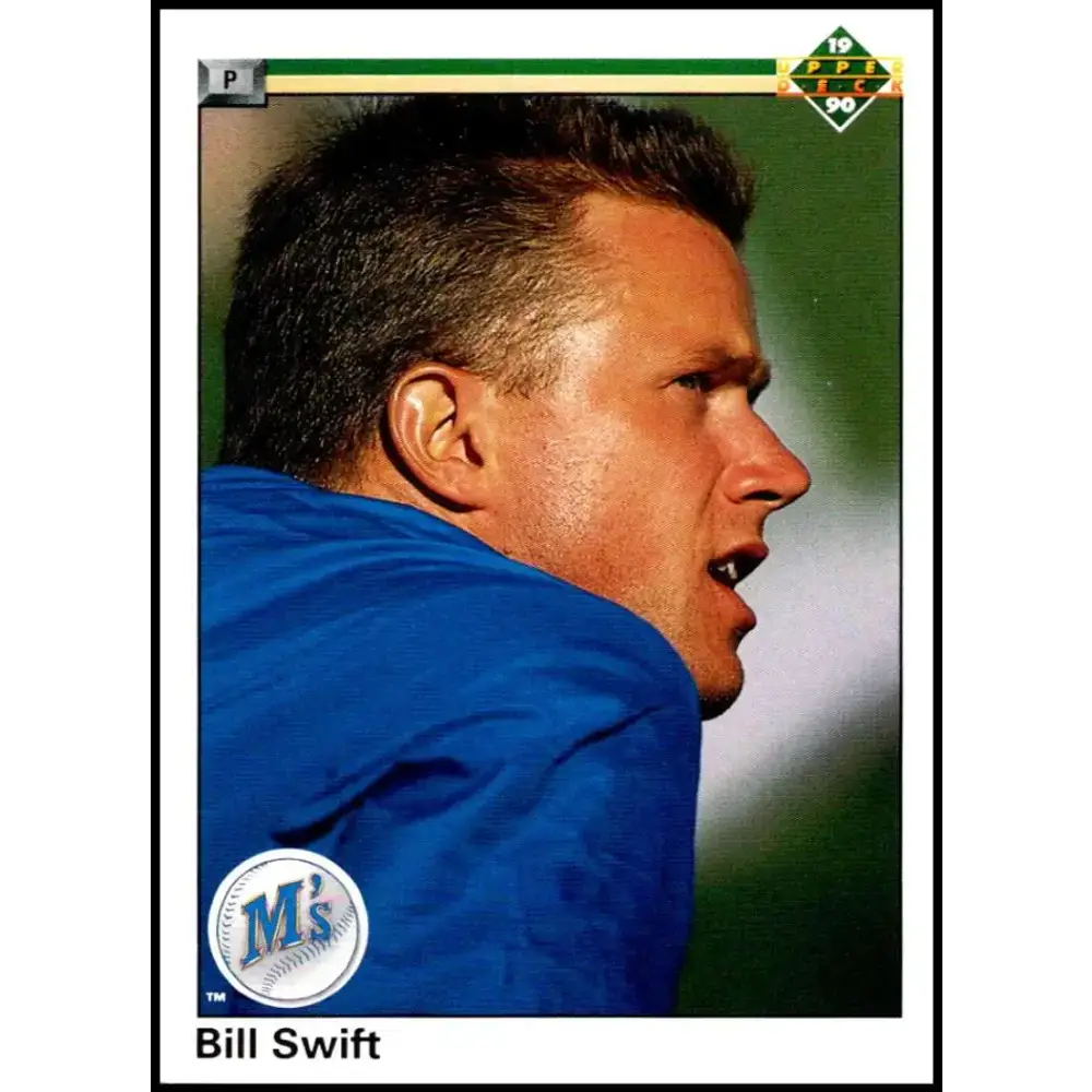 1990 Upper Deck #313 Bill Swift NM-MT Seattle Mariners Baseball Card - Baseball Card Single