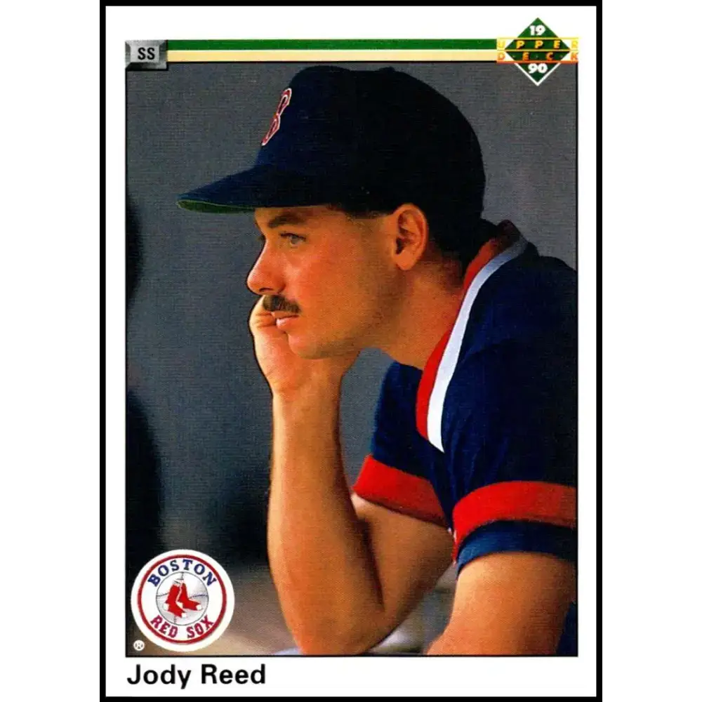 1990 Upper Deck #321 Jody Reed NM-MT Boston Red Sox Baseball Card - Baseball Card Single