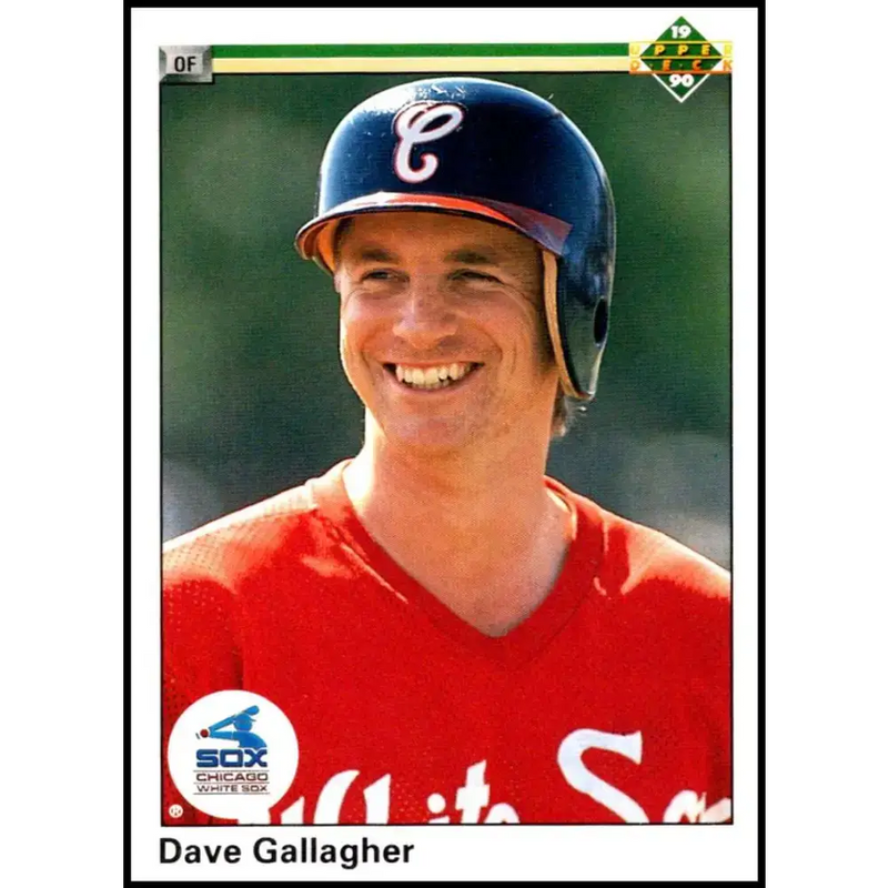 1990 Upper Deck #328 Dave Gallagher NM-MT Chicago White Sox Baseball Card - Baseball Card Single