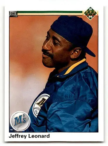 1990 Upper Deck #331 Jeffrey Leonard Seattle Mariners Baseball Cards ID:54163 - Baseball Card Single
