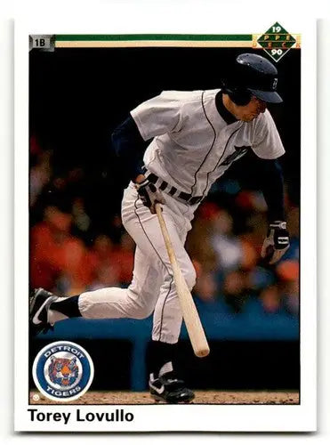 1990 Upper Deck #332 Torey Lovullo Detroit Tigers Baseball Cards EX/ ID:54208 - Baseball Card Single