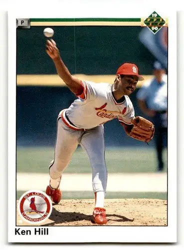 1990 Upper Deck #336 Ken Hill St. Louis Cardinals Baseball Cards EX/ ID:59511 - Baseball Card Single