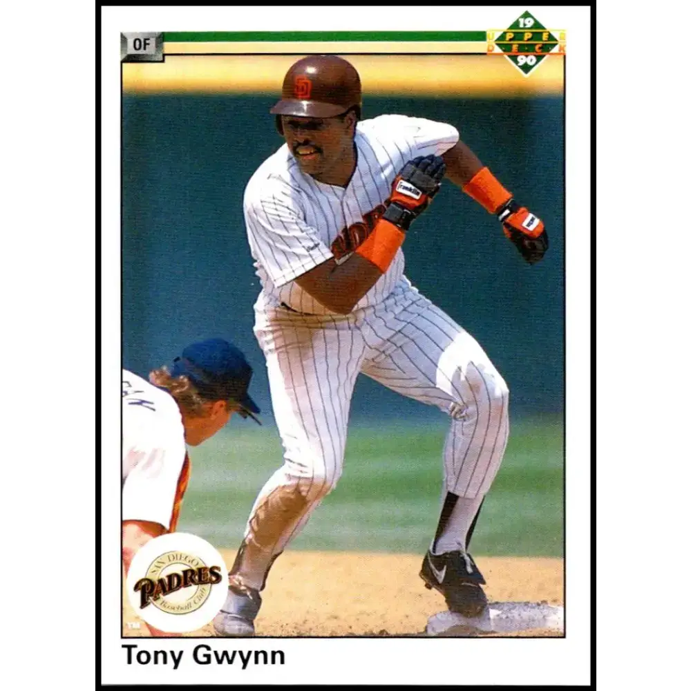 1990 Upper Deck #344 Tony Gwynn UER NM-MT San Diego Padres Baseball Card - Baseball Card Single