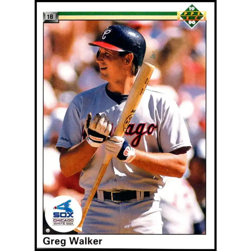 1990 Upper Deck #350 Greg Walker NM-MT Chicago White Sox Baseball Card - Baseball Card Single