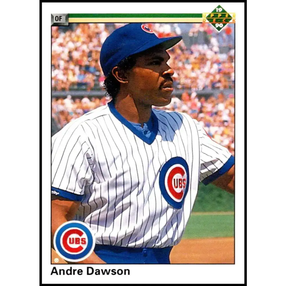 1990 Upper Deck #357 Andre Dawson NM-MT Chicago Cubs Baseball Card - Baseball Card Single
