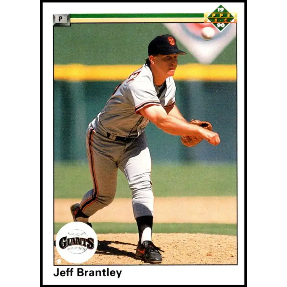 1990 Upper Deck #358 Jeff Brantley NM-MT San Francisco Giants Baseball Card - Baseball Card Single