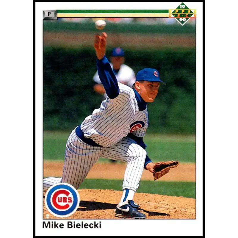 1990 Upper Deck #359 Mike Bielecki NM-MT Chicago Cubs Baseball Card - Baseball Card Single