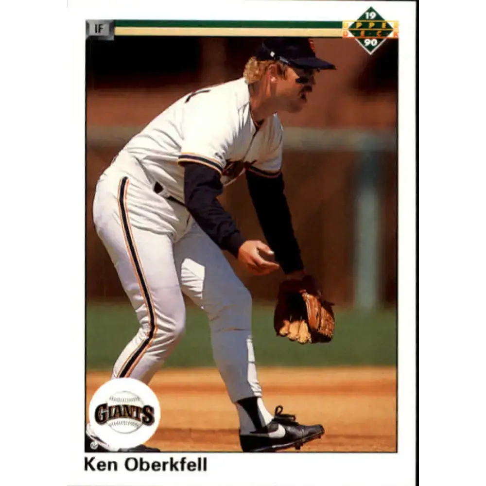 1990 Upper Deck #360 Ken Oberkfell NM-MT San Francisco Giants Baseball Card - Baseball Card Single