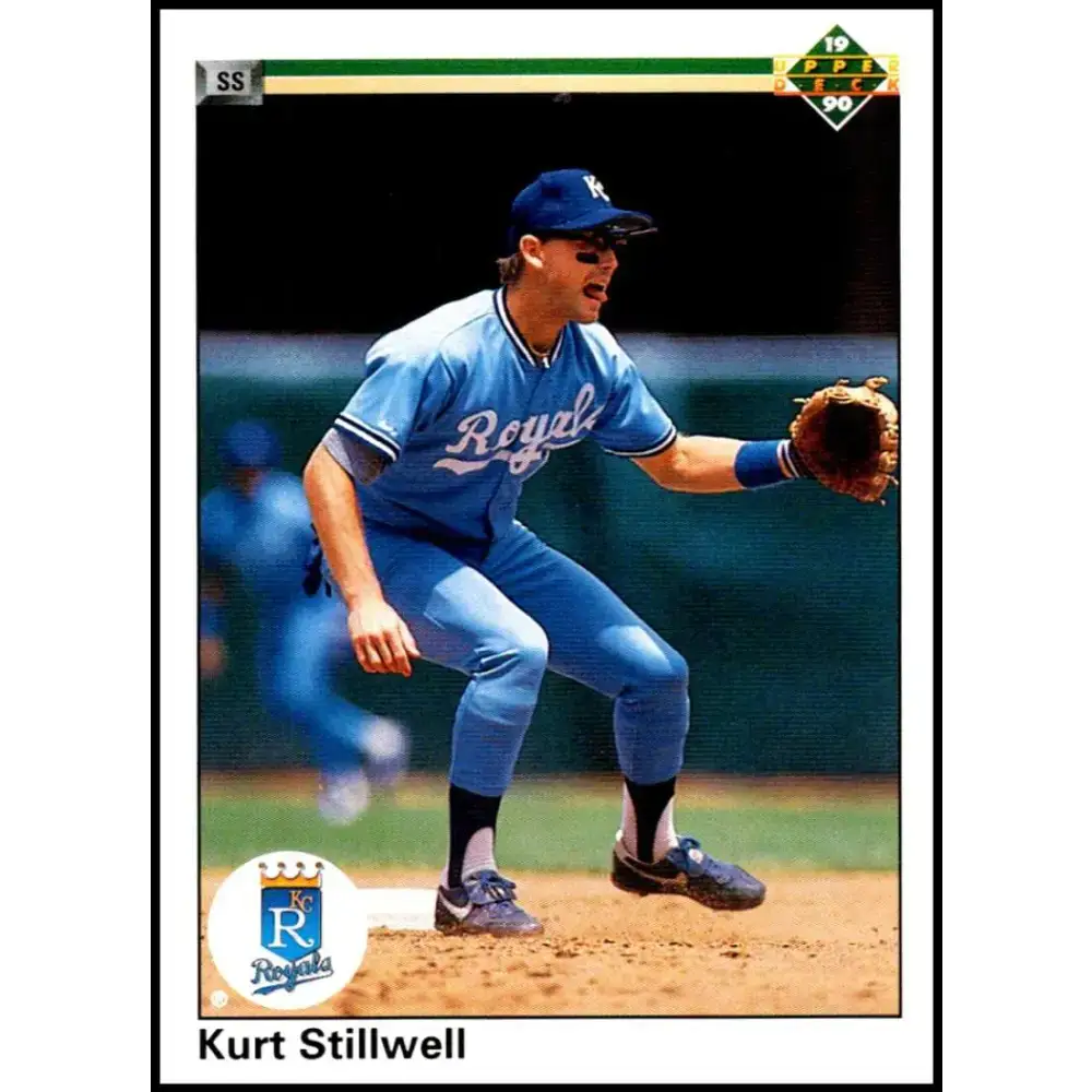 1990 Upper Deck #361 Kurt Stillwell NM-MT Kansas City Royals Baseball Card - Baseball Card Single