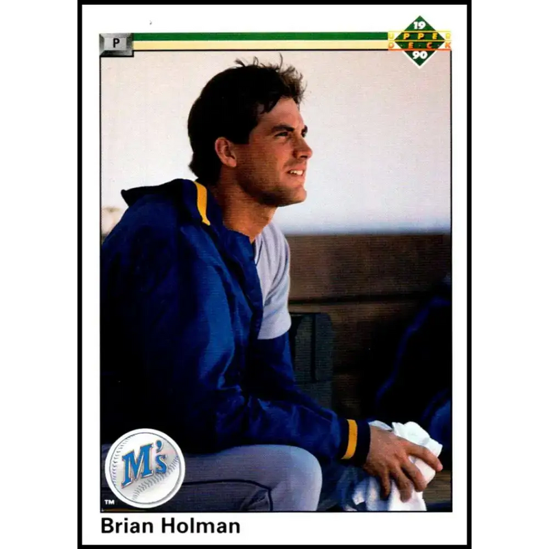 1990 Upper Deck #362 Brian Holman NM-MT Seattle Mariners Baseball Card - Baseball Card Single