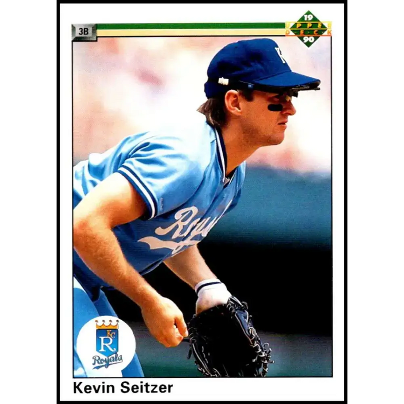 1990 Upper Deck #363 Kevin Seitzer UER NM-MT Kansas City Royals Baseball Card - Baseball Card Single