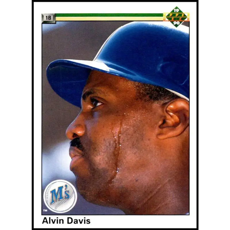 1990 Upper Deck #364 Alvin Davis NM-MT Seattle Mariners Baseball Card - Baseball Card Single