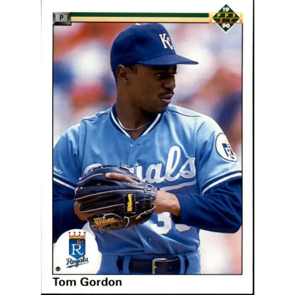 1990 Upper Deck #365 Tom Gordon NM-MT Kansas City Royals Baseball Card - Baseball Card Single