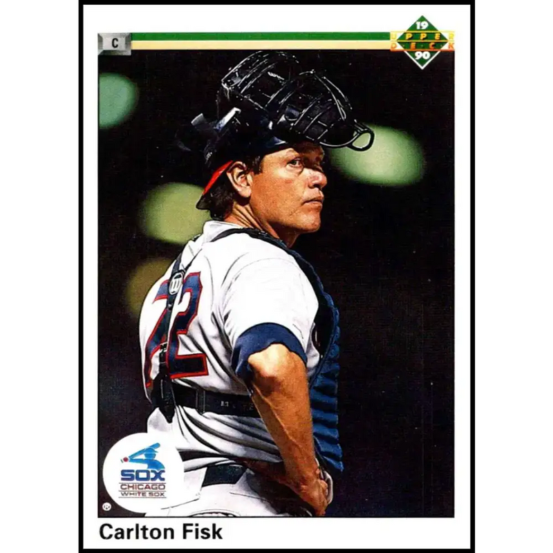 1990 Upper Deck #367 Carlton Fisk NM-MT Chicago White Sox Baseball Card - Baseball Card Single
