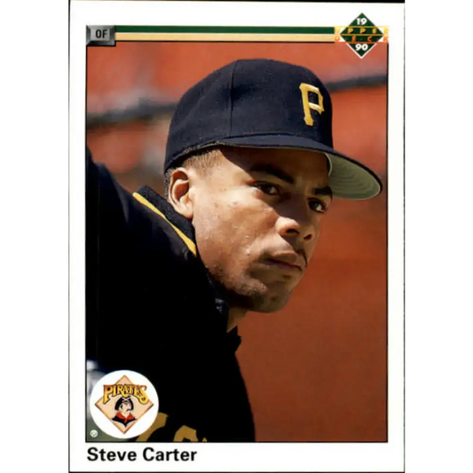 1990 Upper Deck #368 Steve Carter UER NM-MT Pittsburgh Pirates Baseball Card - Baseball Card Single