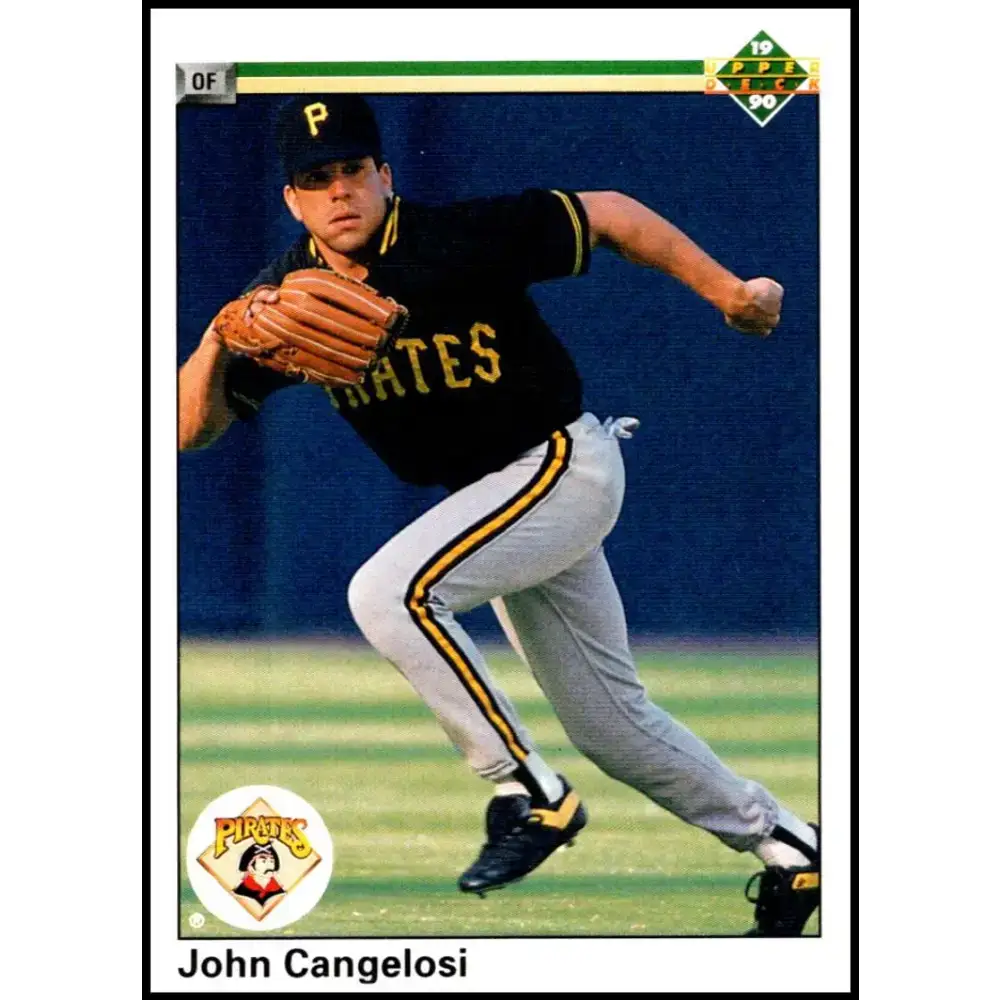 1990 Upper Deck #370 John Cangelosi NM-MT Pittsburgh Pirates Baseball Card - Baseball Card Single