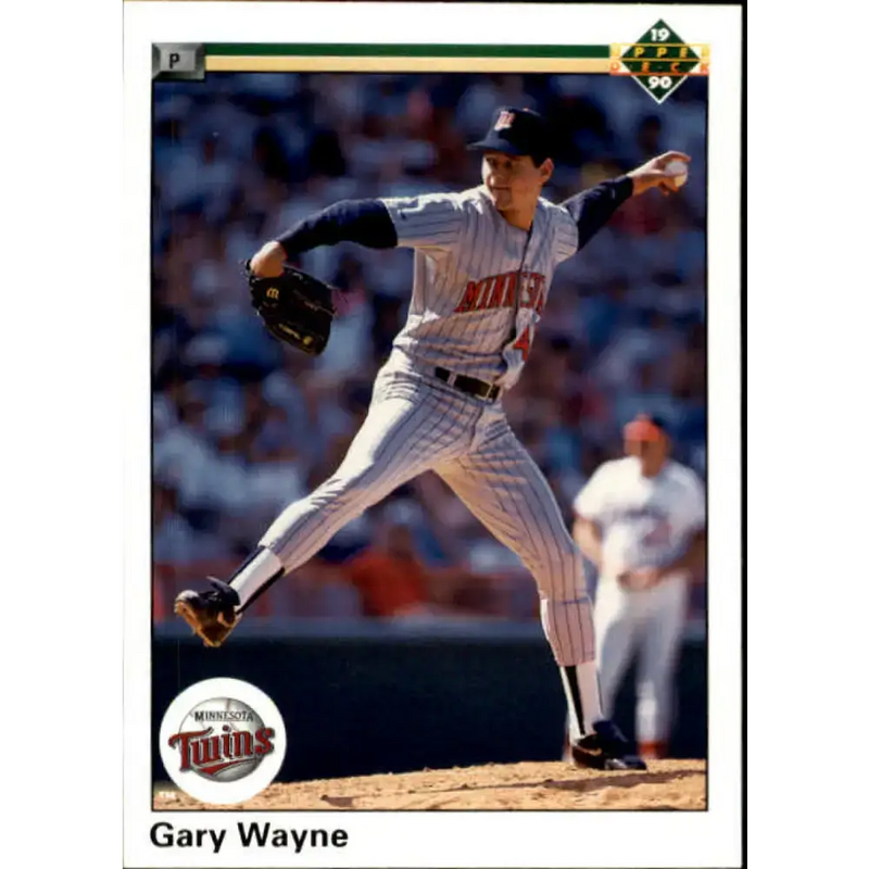 1990 Upper Deck #372 Gary Wayne NM-MT Minnesota Twins Baseball Card - Baseball Card Single