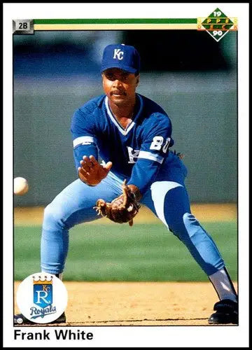 1990 Upper Deck #382 Frank White NM-MT Royals ID:73544 - Baseball Card Single