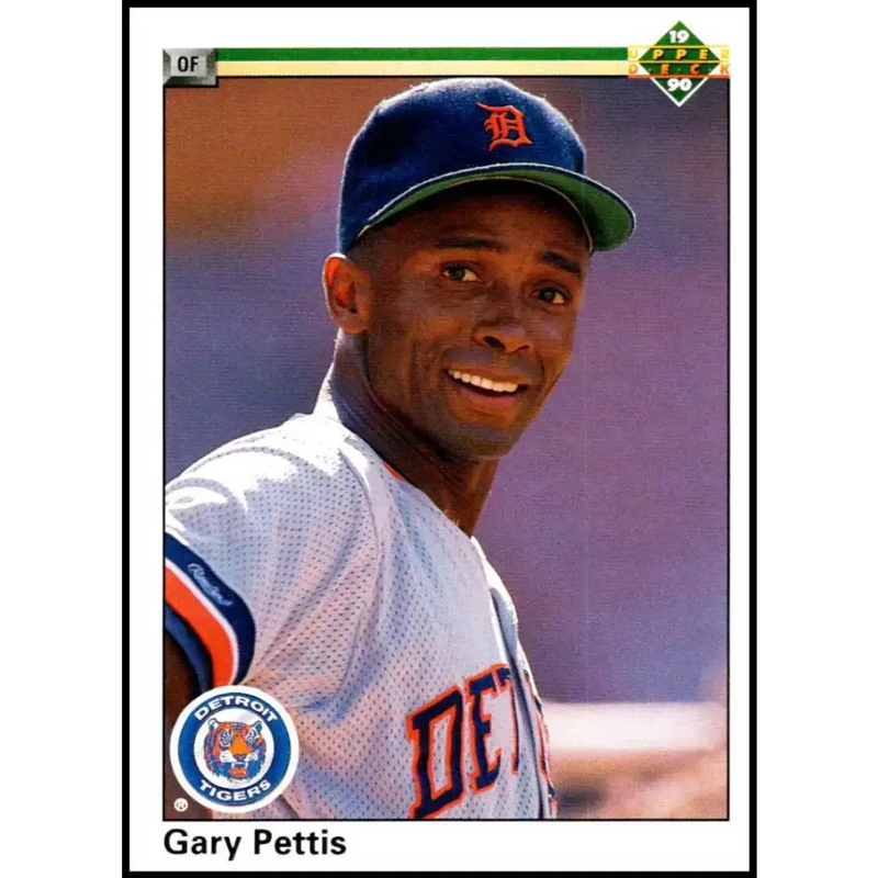 1990 Upper Deck #385 Gary Pettis NM-MT Detroit Tigers Baseball Card - Baseball Card Single