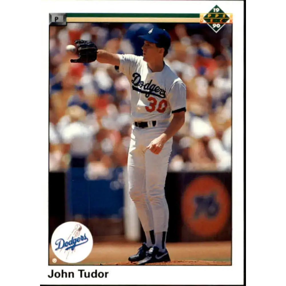1990 Upper Deck #396 John Tudor NM-MT Los Angeles Dodgers Baseball Card - Baseball Card Single