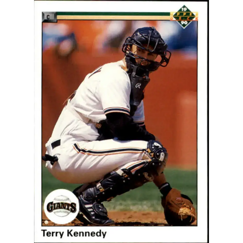 1990 Upper Deck #397 Terry Kennedy UER NM-MT San Francisco Giants Baseball Card - Baseball Card Single