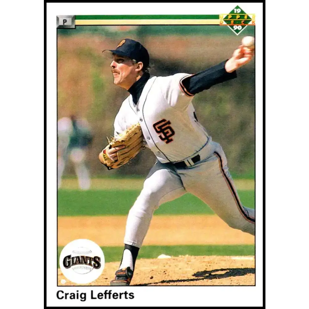 1990 Upper Deck #399 Craig Lefferts NM-MT San Francisco Giants Baseball Card - Baseball Card Single