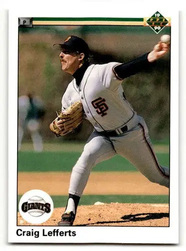 1990 Upper Deck #399 Craig Lefferts San Francisco Giants Baseball Ca ID:54167 - Baseball Card Single