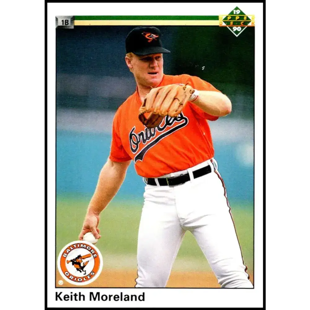 1990 Upper Deck #401 Keith Moreland NM-MT Baltimore Orioles Baseball Card - Baseball Card Single