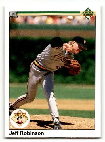 1990 Upper Deck #403 Jeff Robinson Pittsburgh Pirates Baseball Cards ID:60859 - Baseball Card Single