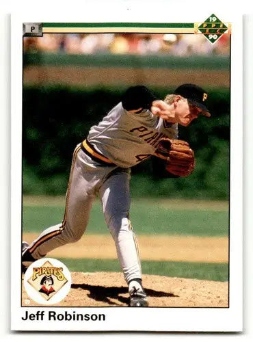 1990 Upper Deck #403 Jeff Robinson Pittsburgh Pirates Baseball Cards ID:54140 - Baseball Card Single