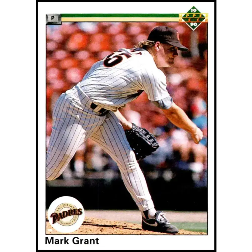 1990 Upper Deck #412 Mark Grant NM-MT San Diego Padres Baseball Card - Baseball Card Single