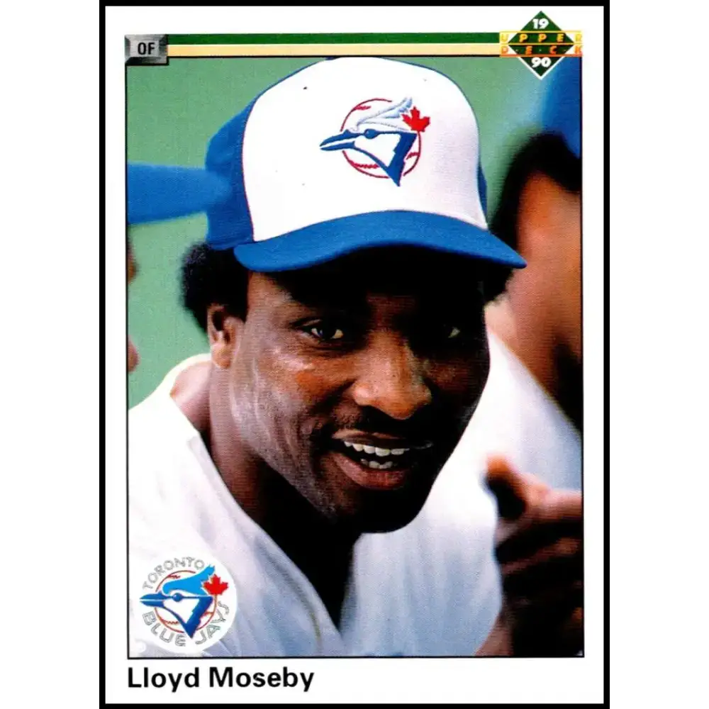 1990 Upper Deck #421 Lloyd Moseby NM-MT Toronto Blue Jays Baseball Card - Baseball Card Single