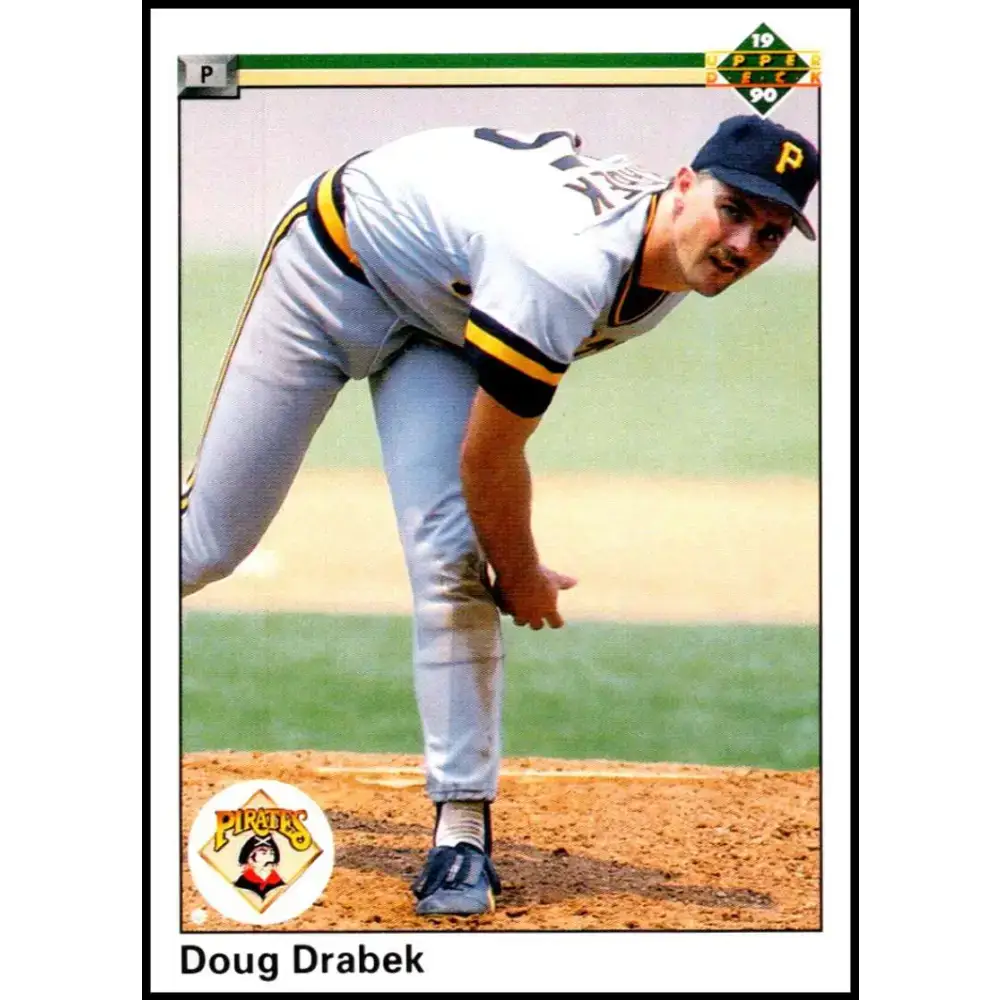 1990 Upper Deck #422 Doug Drabek NM-MT Pittsburgh Pirates Baseball Card - Baseball Card Single