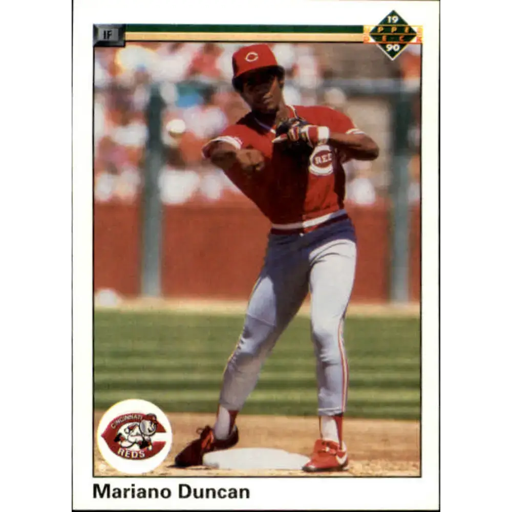 1990 Upper Deck #430 Mariano Duncan NM-MT Cincinnati Reds Baseball Card - Baseball Card Single