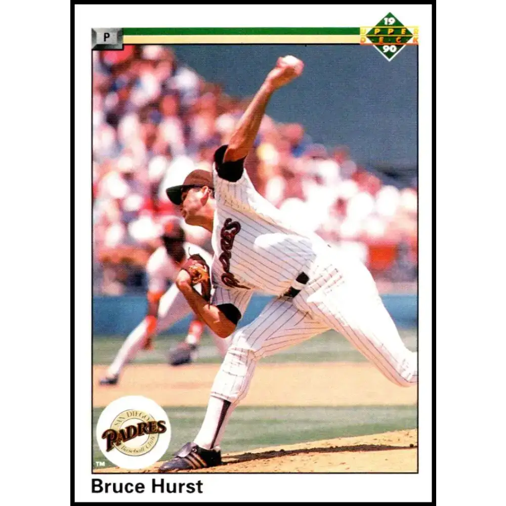 1990 Upper Deck #433 Bruce Hurst NM-MT San Diego Padres Baseball Card - Baseball Card Single