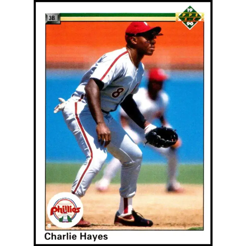 1990 Upper Deck #437 Charlie Hayes NM-MT Philadelphia Phillies Baseball Card - Baseball Card Single
