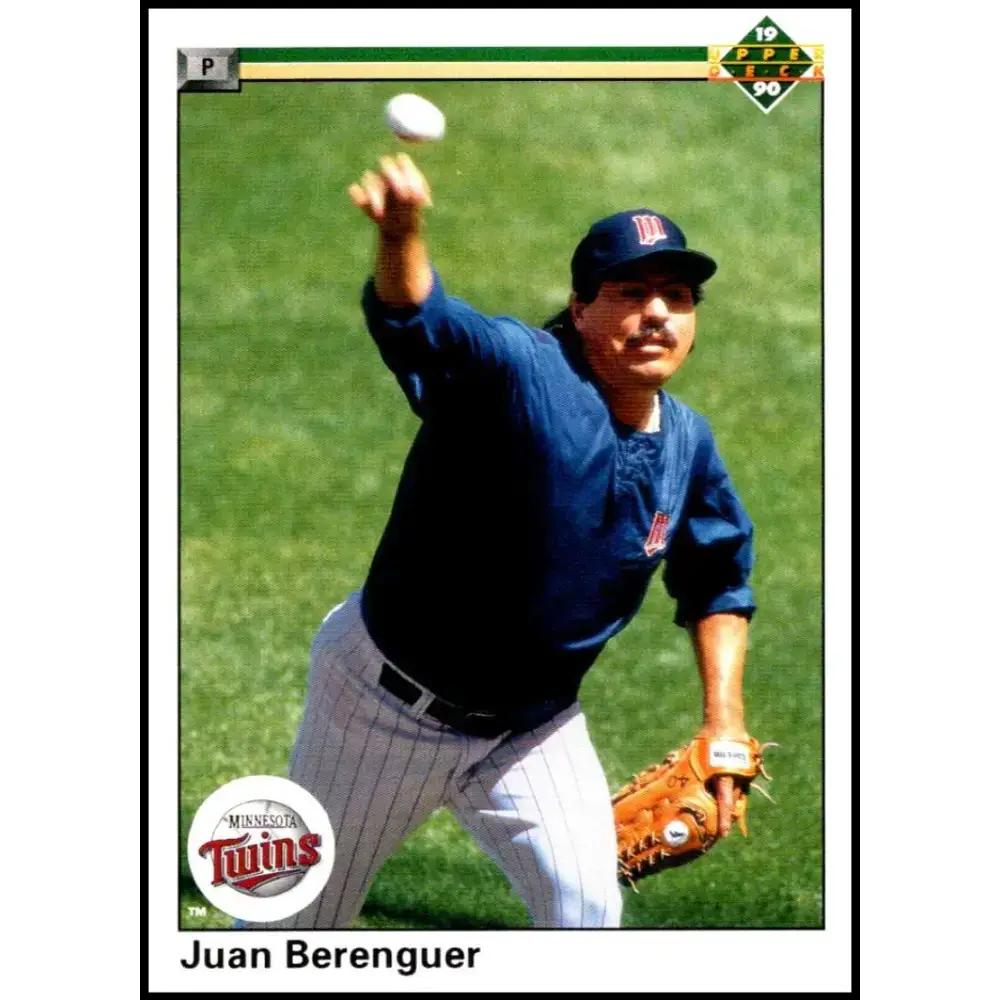 1990 Upper Deck #440 Juan Berenguer NM-MT Minnesota Twins Baseball Card - Baseball Card Single