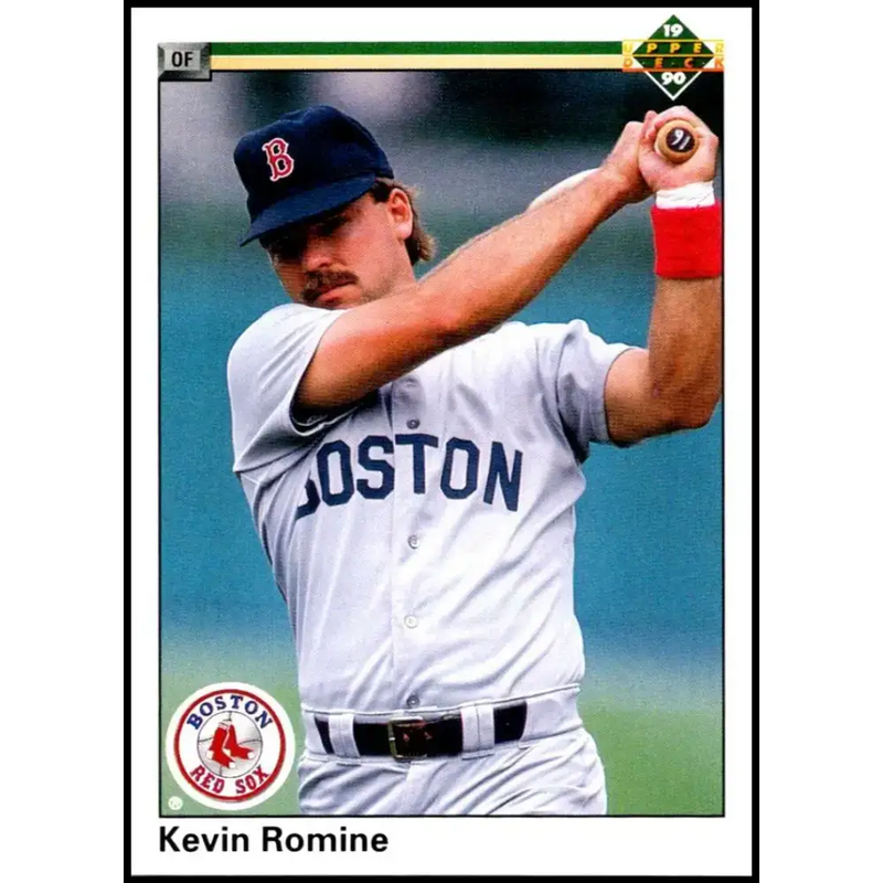 1990 Upper Deck #441 Kevin Romine NM-MT Boston Red Sox Baseball Card - Baseball Card Single