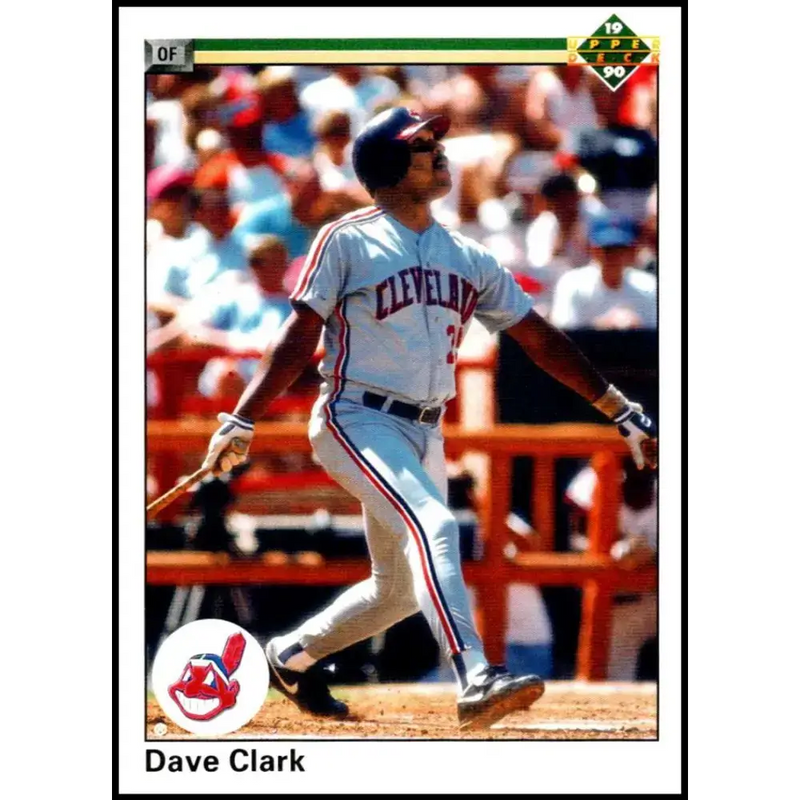1990 Upper Deck #449 Dave Clark NM-MT Cleveland Indians Baseball Card - Baseball Card Single
