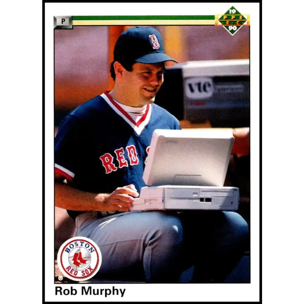1990 Upper Deck #461 Rob Murphy NM-MT Boston Red Sox Baseball Card - Baseball Card Single