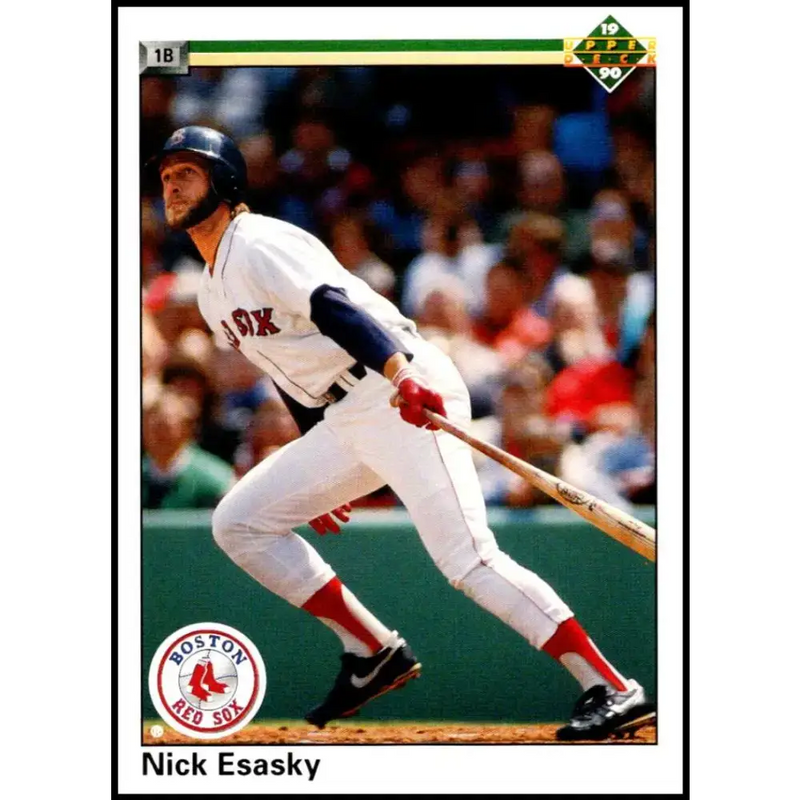 1990 Upper Deck #463 Nick Esasky NM-MT Boston Red Sox Baseball Card - Baseball Card Single