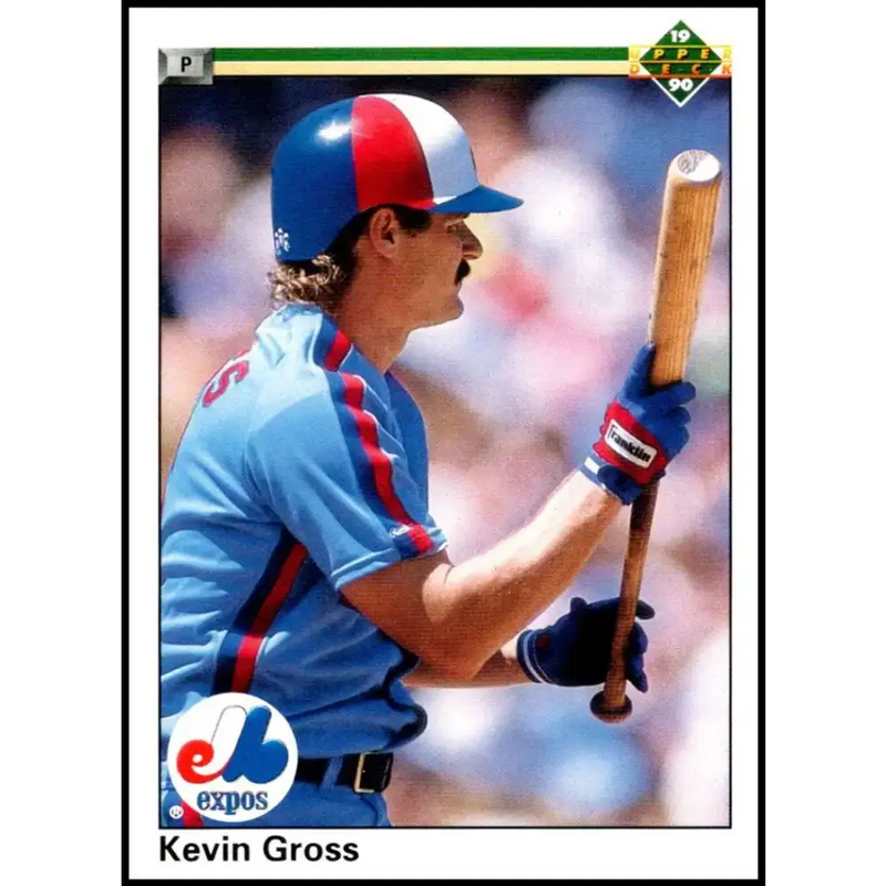 1990 Upper Deck #468 Kevin Gross NM-MT Montreal Expos Baseball Card - Baseball Card Single