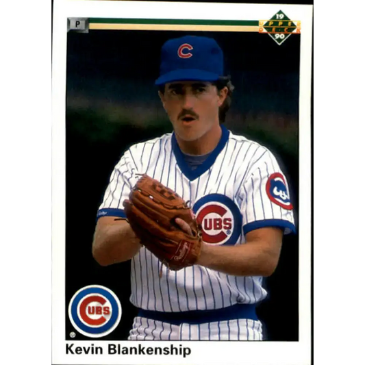 1990 Upper Deck #47 Kevin Blankenship NM-MT Chicago Cubs Baseball Card - Baseball Card Single