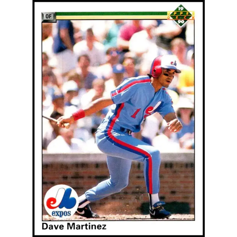 1990 Upper Deck #470 Dave Martinez NM-MT Montreal Expos Baseball Card - Baseball Card Single