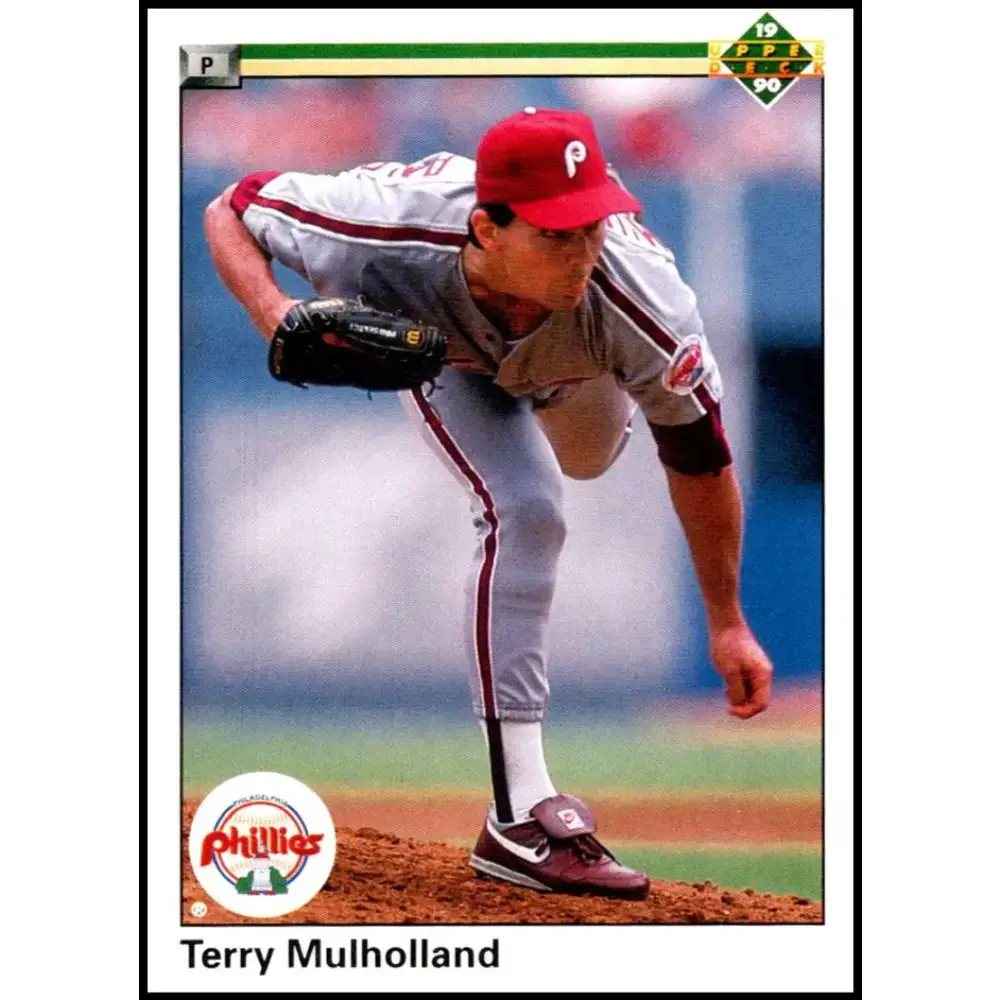 1990 Upper Deck #474 Terry Mulholland NM-MT Philadelphia Phillies Baseball Card - Baseball Card Single